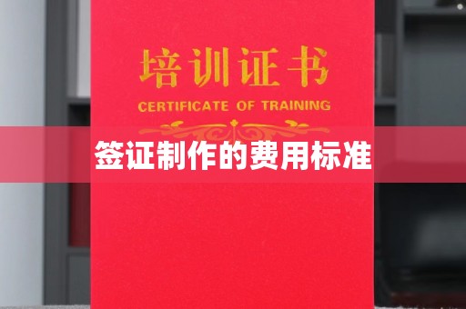 田尾签证制作的费用标准