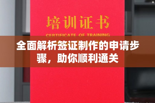 田尾全面解析签证制作的申请步骤，助你顺利通关