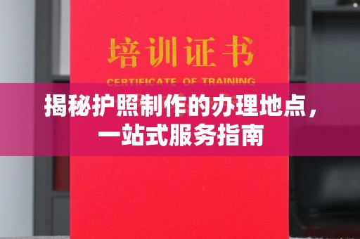 田尾揭秘护照制作的办理地点，一站式服务指南